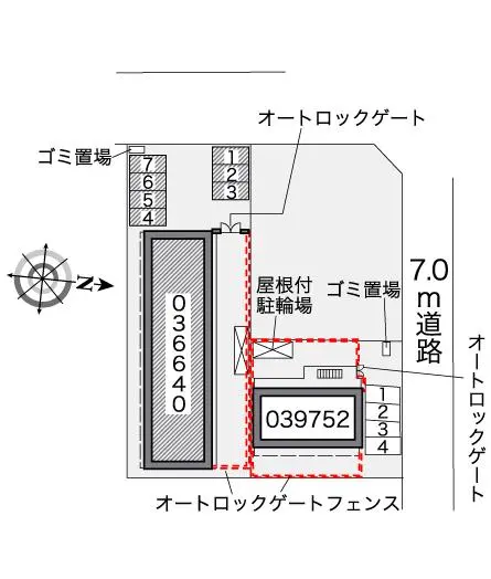 葛飾区西水元６丁目 月極駐車場
